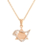 Yaniv Fine Jewelry 18K Gold Star of David & Dove of Peace Pendant with Diamonds - 2
