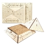 Pyramid Matzah Holder: Do-It-Yourself 3D Puzzle Kit - 3