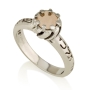 Sterling Silver Secret of Love Five Metals Ring - 4