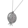 Rafael Jewelry Large Filigree Pomegranate Sterling Silver Necklace  - 3