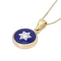 Round Diamond-Accented Star of David 14K Gold Pendant Necklace - 3