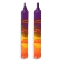 12 Shabbat Candles - Orange/Yellow/Purple - 1