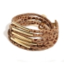 SEA Smadar Eliasaf Gold-Plated Pipes Leopard Bracelet - 1
