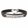 SEA Smadar Eliasaf In God We Trust Leather Bracelet - Green - 1