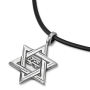 925 Sterling Silver Star of David Pendant Necklace with Microfilm Book of Psalms and Shema Yisrael (Deuteronomy 6:4) - 3
