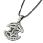 Sterling Silver IDF Insignia Necklace with English Banner - 1