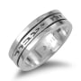 ‘This Too Shall Pass’ Sterling Silver Spinning Ring - 1