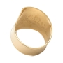 18K Gold-Plated Adjustable Open Ring – Shema Yisrael (Deuteronomy 6:4) - 4
