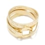 Luxurious 18K Gold-Plated Song of Ascents Wrap Ring (Psalm 121) - 2