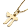 Chic 14K Gold Chai Pendant Necklace (Choice of Colors) - 2