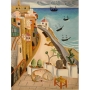 Reuven Rubin - Port of Old Jaffa (Limited Edition Original Serigraph) - 1