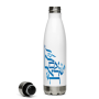 Am Yisrael Chai White Stainless Steel Water Bottle - 5