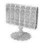 Traditional Yemenite Art Handcrafted Sterling Silver Standing Matchbox Holder With Filigree Design - 3