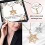 You Rise Above Them All Gift Box With 14K Gold Star of David & Tree of Life Necklace - Add a Personalized Message For Someone Special!!! - 2