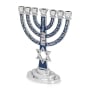 Exquisite Star of David Seven-Branched Menorah With Choshen Design (Choice of Colors) - 2