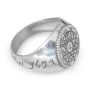 Sterling Silver King Solomon Seal Ring - 7