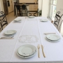 Stylish Shabbat & Holiday Tablecloth (Choice of Sizes) - 2
