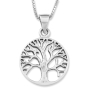 Hanukkah Gift Box - Tree of Life Circular Pendant Necklace  - 4