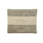 Yair Emanuel Thick Linen Tallit & Tefillin Bags Set – Grey & Beige - 2