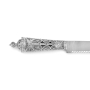 Traditional Yemenite Art Handcrafted Sterling Silver Challah Knife With Majestic Filigree Design - 4
