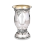 Traditional Yemenite Art Handcrafted Sterling Silver Kiddush Cup With Beautiful Filigree Design - 2