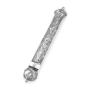 Traditional Yemenite Art Handcrafted Sterling Silver Mezuzah Case With Elaborate Filigree Design - 2