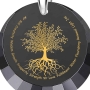 Cubic Zirconia Tree of Life Necklace Micro-Inscribed With 24K Gold (Genesis 2:9) - 10