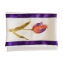 Galilee Silks Women's Tallit (Prayer Shawl) Set With Tulip Design - 3