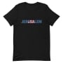 Jerusalem and USA Unisex T-Shirt - 13