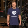 Israel T-Shirt - Heart Flag. Variety of Colors - 13