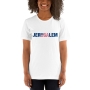 Jerusalem and USA Unisex T-Shirt - 7