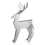 Wallaby Stainless Steel Deer Jewelry Holder / Organizer / Sculpture - 1