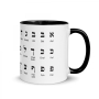 Hebrew Alphabet Mug with Names - Color Inside - 3