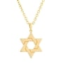Yaniv Fine Jewelry 18K Gold Interlocking Star of David Unisex Pendant  - 2