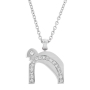 Yaniv Fine Jewelry 18K Gold Modern Chai Pendant with Diamonds - 5