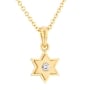 Yaniv Fine Jewelry 18K Gold Double Star of David Diamond Pendant - 1
