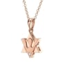 Yaniv Fine Jewelry 18K Gold Star of David & Dove of Peace Diamond Pendant Necklace - 4