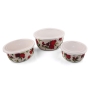 Yair Emanuel Bamboo Pomegranate Food Containers (Set of 3) - 2