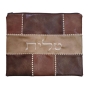 Yair Emanuel Faux Leather Tallit Bag – Brown - 1