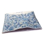 Yair Emanuel Jerusalem Embroidered Matzah Cover and Afikomen Bag Set – Blue - 5