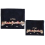  Yair Emanuel Velvet Embroidered Tallit and Tefillin Bag Set - Golden Jerusalem - 1