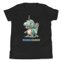 Hanukkah Menorasaurus Youth Short Sleeve T-Shirt - 10