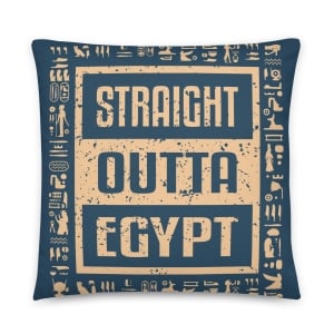 Straight Outta Egypt Passover Pillow