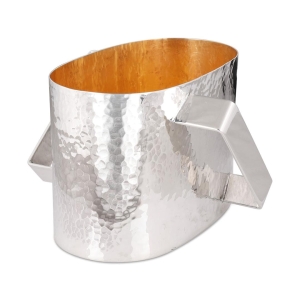 Bier Judaica 925 Sterling Silver Hammered Washing Cup