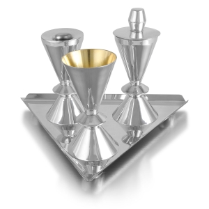Bier Judaica Deluxe 925 Sterling Silver Havdalah Set