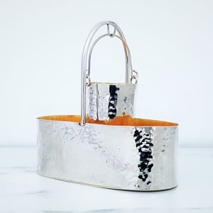 Bier Judaica Handcrafted 925 Sterling Silver Mayim Achronim Set