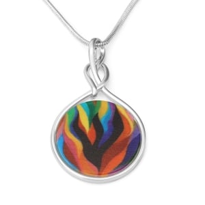 Jordana Klein Large Silver Plated Shin Necklace