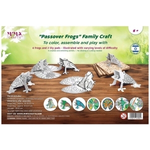DIY Ten Plagues "Passover Frogs" Craft Kit