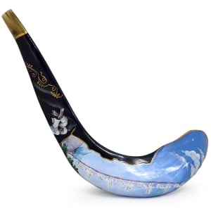 Hand Painted Jacob’s Dream Shofar 
