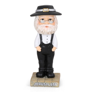 Jerusalem Jewish Grandfather Bobble-Head Figure 